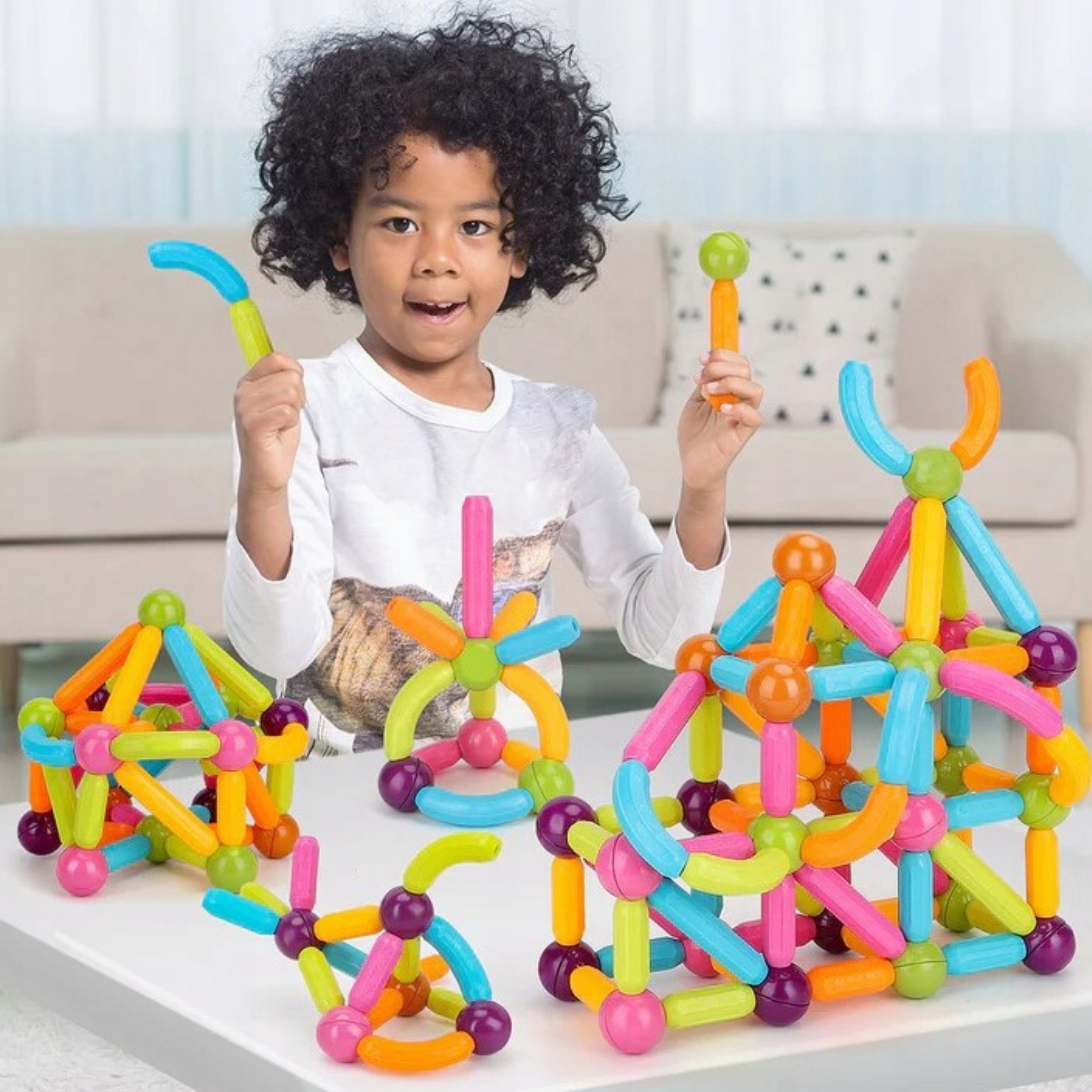 Magnetic Sticks Construction Set